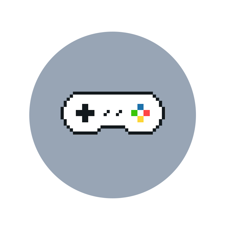 [Motiv: Gamepad] Kinder / T-Shirt, Kurzarm, graugrün, 104/110 T-Shirt, Kurzarm | 104/110 | graugrün