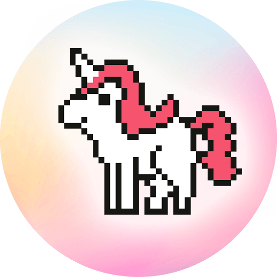 [Motiv: Einhorn (rosa Fell)] Kinder / T-Shirt, Kurzarm, schwarz, 116/122 T-Shirt, Kurzarm | 116/122 | schwarz