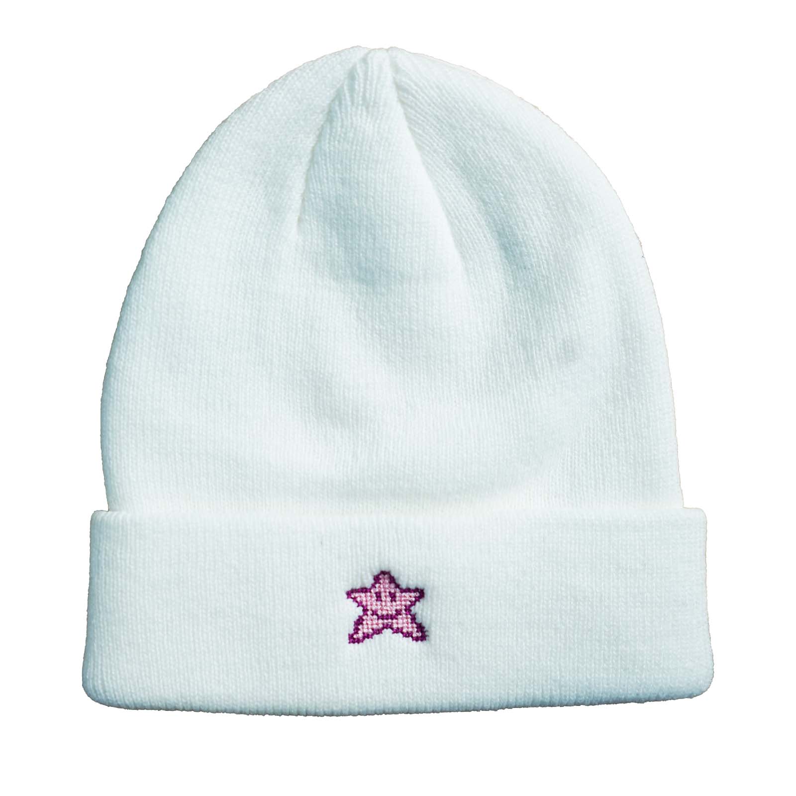 [Motiv: Herz] Kids Beanie, weiss