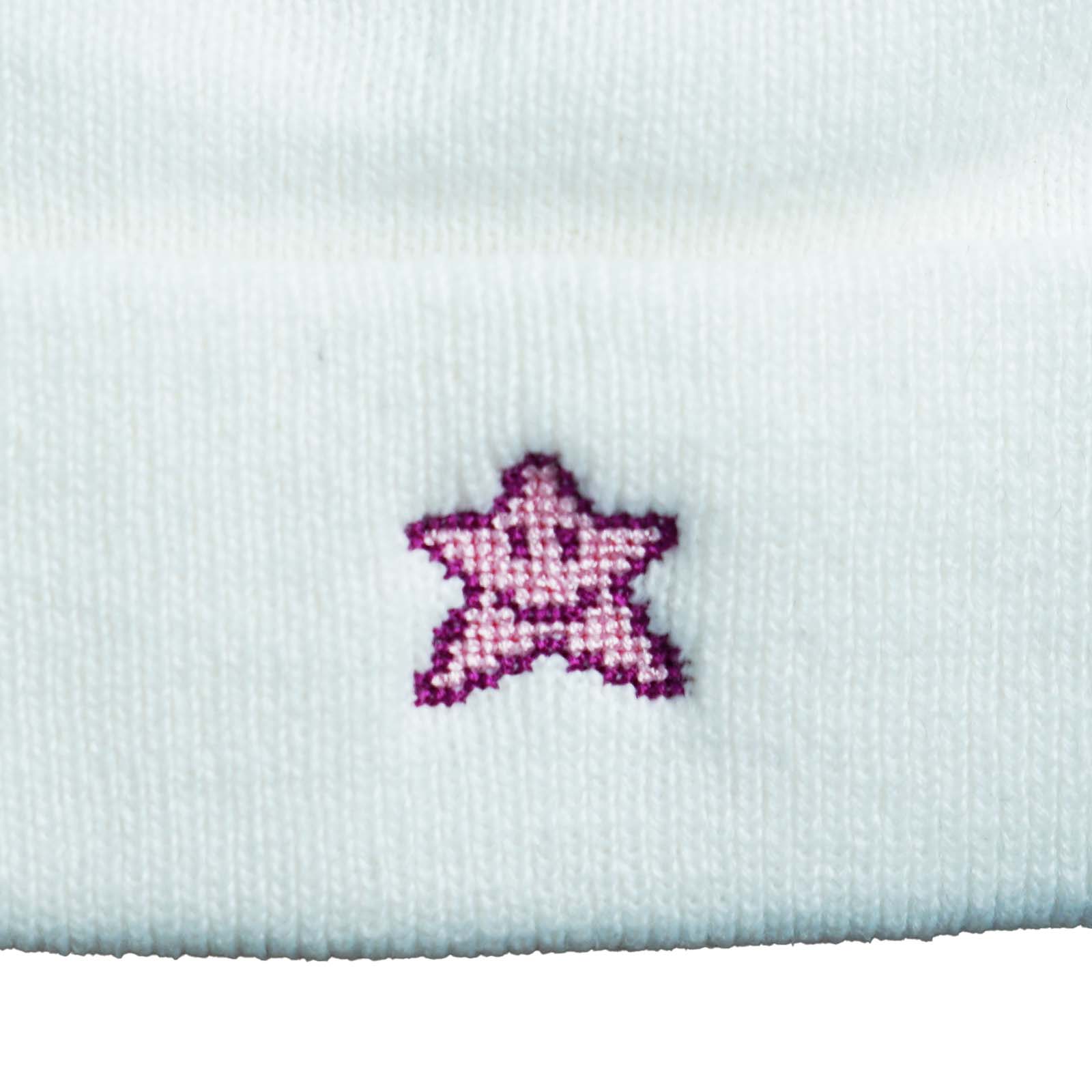 Kids Beanies: [Motiv: Herz] Kids Beanie, weiss