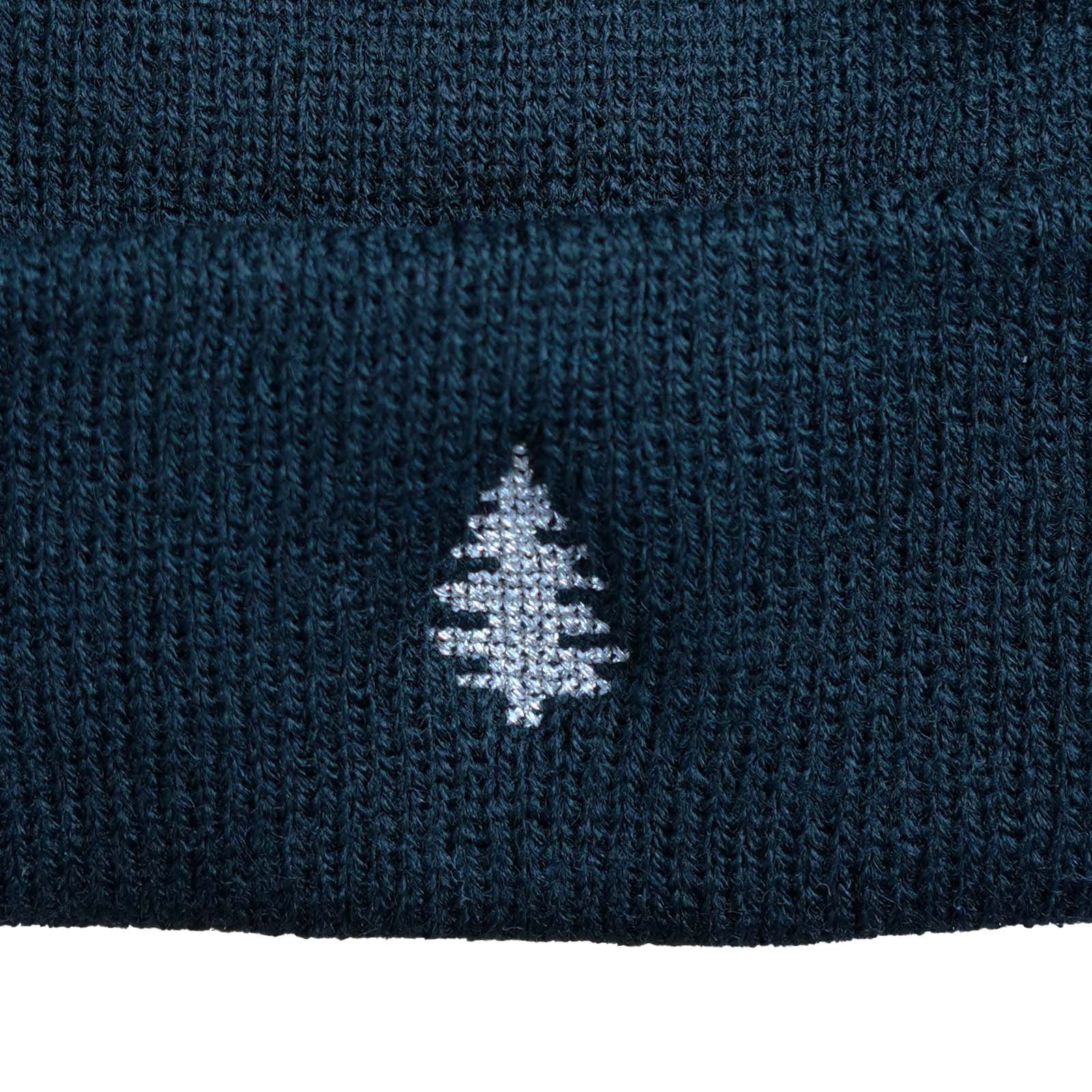 [Motiv: Tannenbaum] Kids Beanie, blau