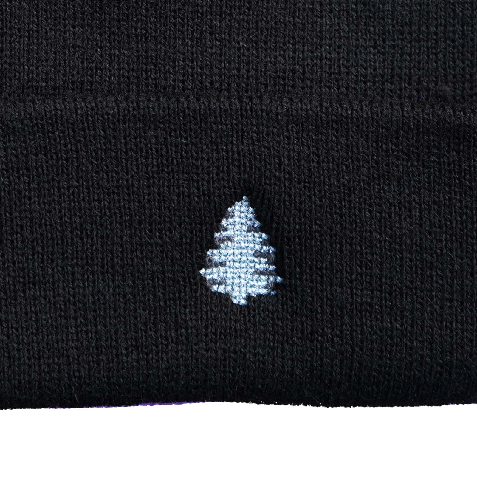 Kids Beanies: [Motiv: Tannenbaum] Kids Beanie, schwarz